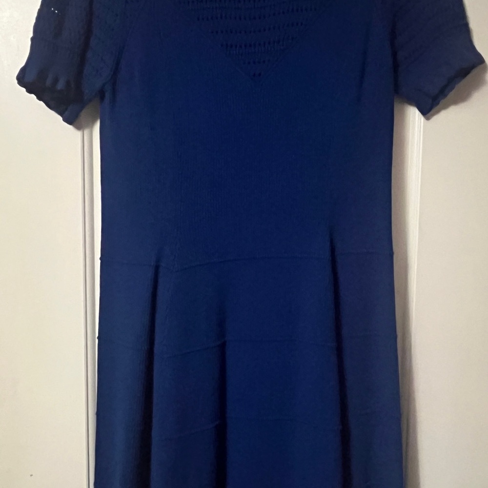 Maeve Anthropologie Royal Blue Knit Dress, XL